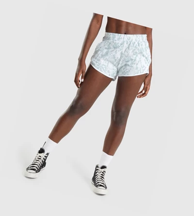 Gymshark Animal Graafinen Naisten Shortsit Sininen | KWIBHS439
