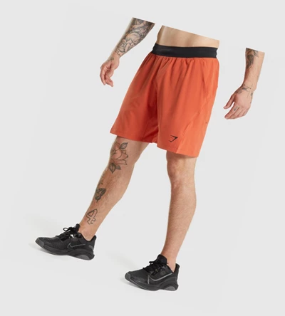 Gymshark Apex Functional 9" Miesten Shortsit Punainen | SMLFHJ627