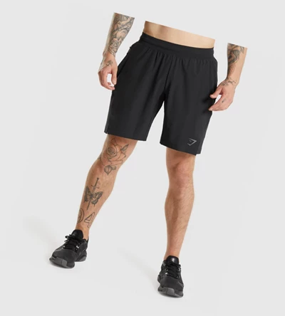Gymshark Apex Functional 9" Miesten Shortsit Mustat | VHJQXS906