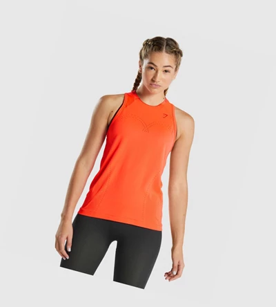 Gymshark Apex Seamless Naisten Hihaton Paita Oranssi | TENGWO710
