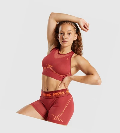 Gymshark Apex Seamless Naisten Urheiluliivit Viininpunainen | LNIXDY068