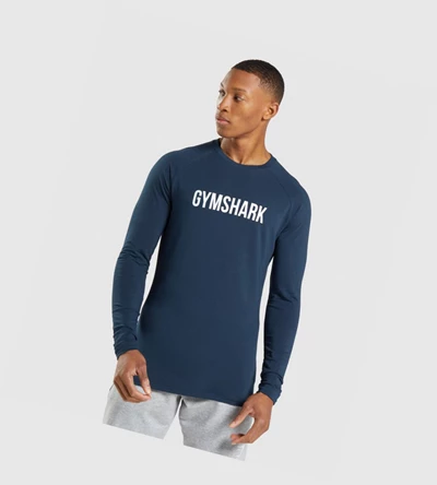 Gymshark Apollo Miesten T Paidat Laivastonsininen | YMXFQN702