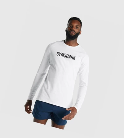 Gymshark Apollo Miesten T Paidat Valkoinen | HREJXW439