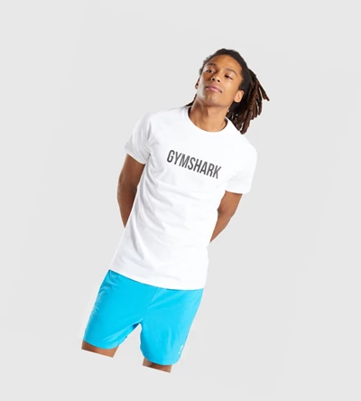 Gymshark Apollo Miesten T Paidat Valkoinen | TSRLCH396