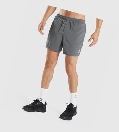 Gymshark Arrival 5" Miesten Shortsit Harmaat | DRMZBE056