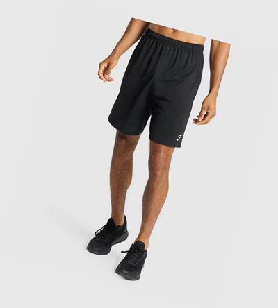 Gymshark Arrival Knitted Miesten Shortsit Mustat | HEITNJ031