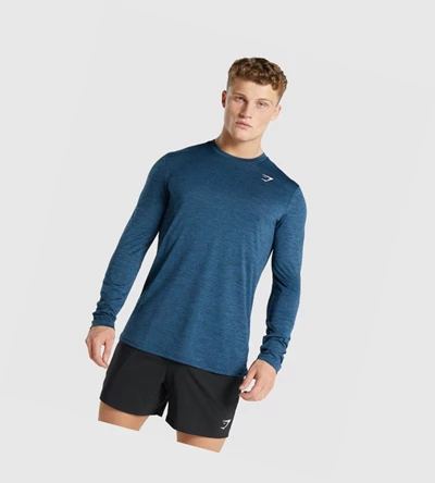 Gymshark Arrival Marl Miesten T Paidat Laivastonsininen | GOTSCX187
