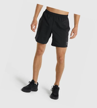 Gymshark Arrival Miesten Shortsit Mustat | ADJFXZ091