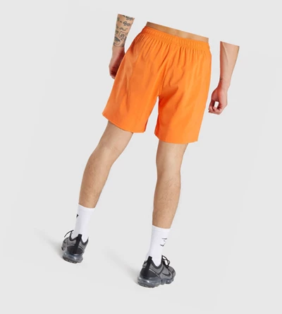 Gymshark Arrival Miesten Shortsit Oranssi | ZTDJKF826