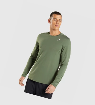 Gymshark Arrival Miesten T Paidat Oliivinvihreä | IHDGEW064