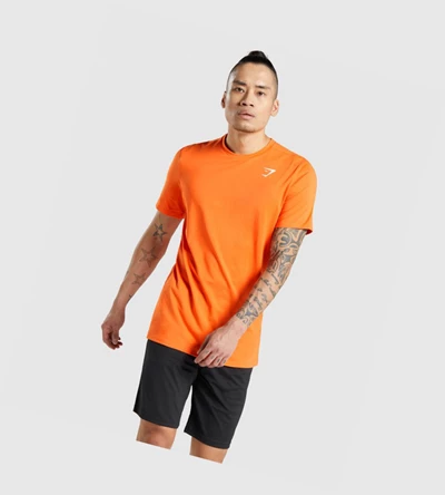 Gymshark Arrival Miesten T Paidat Oranssi | BULEQG258