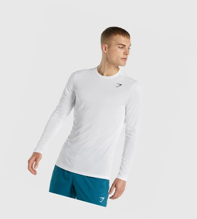 Gymshark Arrival Miesten T Paidat Valkoinen | NTKXOD576