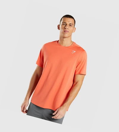 Gymshark Arrival Regular Fit Miesten T Paidat Oranssi | OFUJIB617