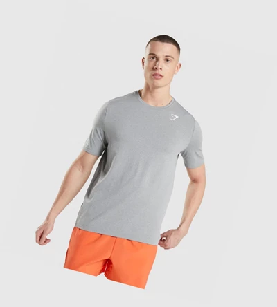 Gymshark Arrival Seamless Miesten T Paidat Harmaat | DNYOMI598