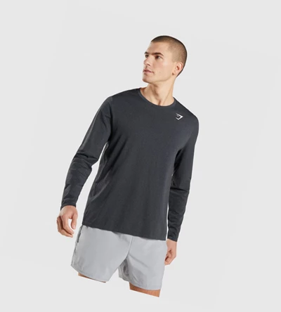 Gymshark Arrival Seamless Miesten T Paidat Mustat | EKYPLX013