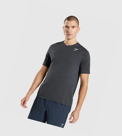 Gymshark Arrival Seamless Miesten T Paidat Mustat | ZKTCUF928