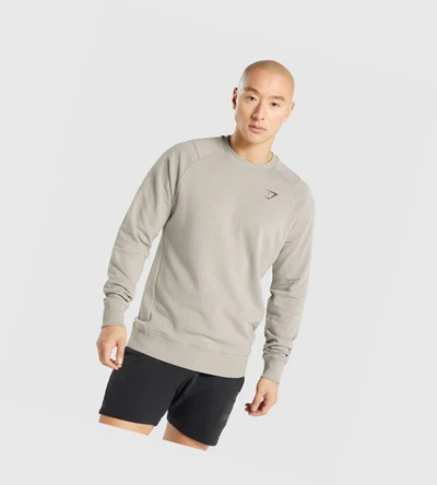 Gymshark Bold Crew Miesten Vaatteet Harmaat | OVMQUF912