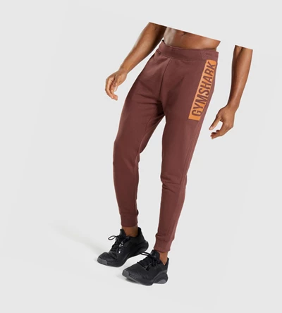 Gymshark Bold Miesten Juoksuvaatteet Pinkki Ruskea | IOVPQN651