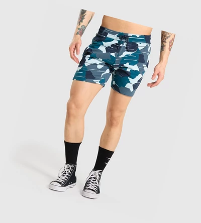 Gymshark Bold Miesten Shortsit Camo | LVRNIE065