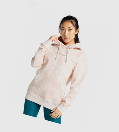 Gymshark Camo Graafinen Oversized Naisten Vaatteet Kerma Vaaleanruskea | TGXPDE395