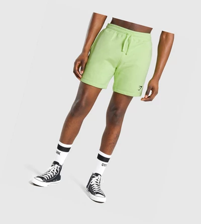 Gymshark Crest Miesten Shortsit Vihreä | QFXLYT675