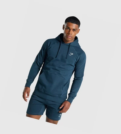 Gymshark Crest Miesten Vaatteet Laivastonsininen | ZPXGAL083