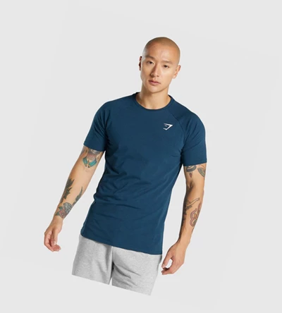Gymshark Critical 2.0 Miesten T Paidat Laivastonsininen | TQZCVX420