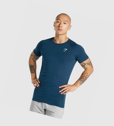 Gymshark Critical 2.0 Miesten T Paidat Laivastonsininen | ZYAJWQ137