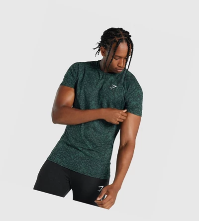 Gymshark Critical 2.0 Miesten T Paidat Tummanvihreä | UFCTWE043