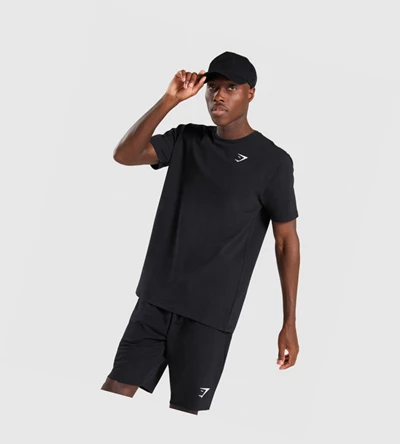 Gymshark Critical Regular Fit Miesten T Paidat Mustat | BLTAZQ179