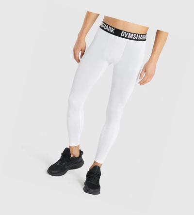 Gymshark Element Baselayer Miesten Juoksuvaatteet Valkoinen | MKIUJX945