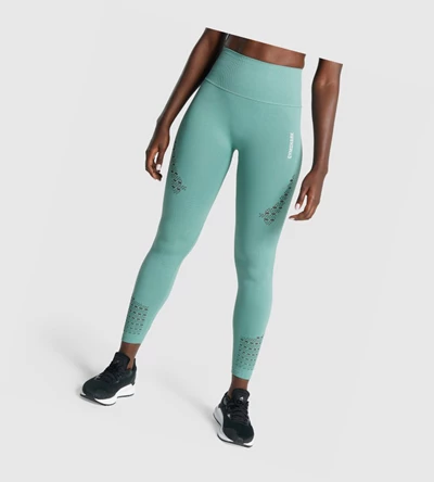 Gymshark Energy Seamless High Waisted Naisten Leggingsit Vaaleanvihreä | VUPBAG683