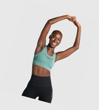 Gymshark Energy Seamless Naisten Urheiluliivit Vaaleanvihreä | VMYENO079