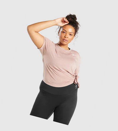 Gymshark Essential Naisten T Paidat Harmaat Ruskea | DMQKEZ642