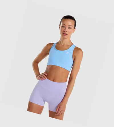 Gymshark Essential Racer Back Koulutus Naisten Urheiluliivit Vaaleansininen | BEPDKW740