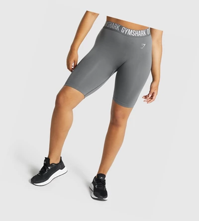 Gymshark Fit Seamless Cycling Naisten Shortsit Harmaat | PKMDNO413