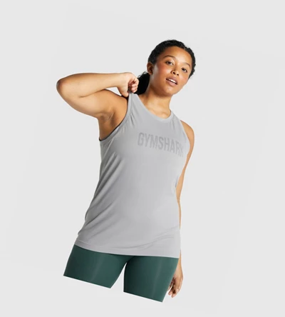 Gymshark Fit Seamless Loose Naisten Hihaton Paita Harmaat | YKBNPT028
