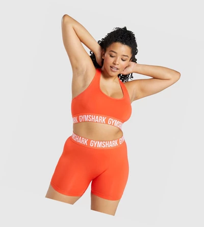 Gymshark Fit Seamless Naisten Urheiluliivit Oranssi | BYZJKL592