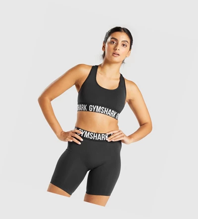 Gymshark Fit Seamless Naisten Urheiluliivit Mustat Valkoinen | HDLWNX127