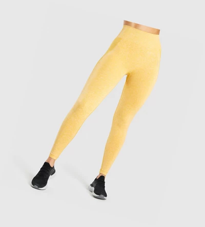 Gymshark Flex High Waisted Naisten Leggingsit Keltainen | MWGCPB361