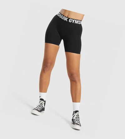 Gymshark Flex Naisten Shortsit Mustat | PZLGMK921