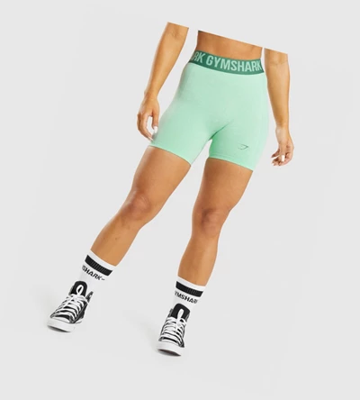 Gymshark Flex Naisten Shortsit Vihreä | XKARWZ378