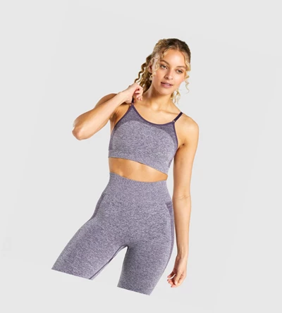 Gymshark Flex Strappy Naisten Urheiluliivit Violetit | ALPFJQ987