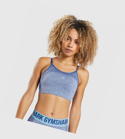 Gymshark Flex Strappy Naisten Urheiluliivit Sininen | NHJYLC507