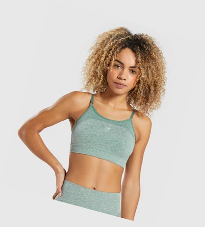 Gymshark Flex Strappy Naisten Urheiluliivit Vihreä | WFRJQA806