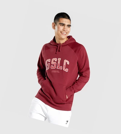 Gymshark GSLC Collegiate Miesten Vaatteet Viininpunainen | MUSOJL274