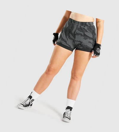 Gymshark GS Power Loose Naisten Shortsit Mustat | UADJLS657