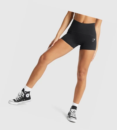 Gymshark GS Power Support Naisten Shortsit Mustat | HYOKXG637