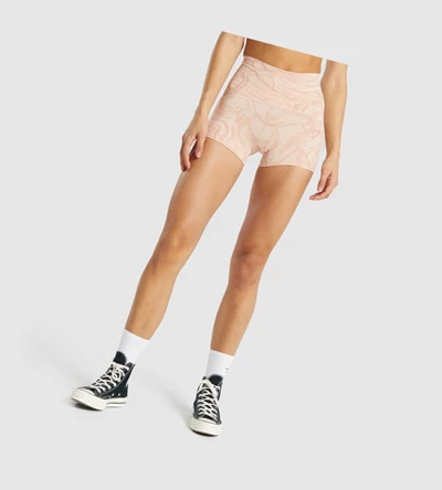 Gymshark GS Power Support Naisten Shortsit Vaaleanpinkki | PHOWKS325