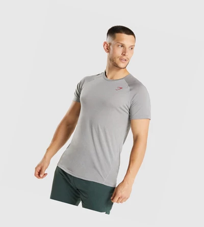 Gymshark Hyper Power Miesten T Paidat Harmaat | EUYSHG580